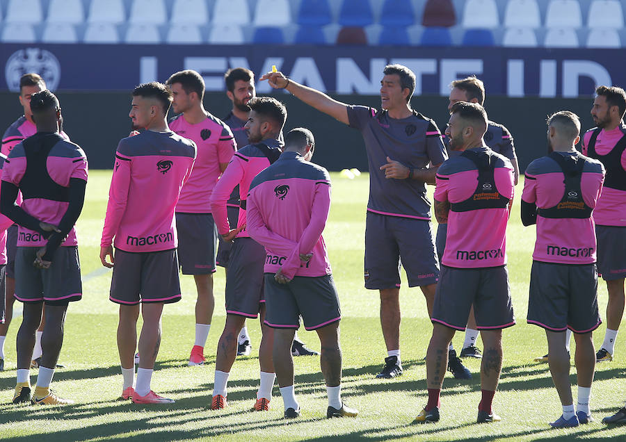 Fotos del entrenamiento del Levante UD (20/10/2017)