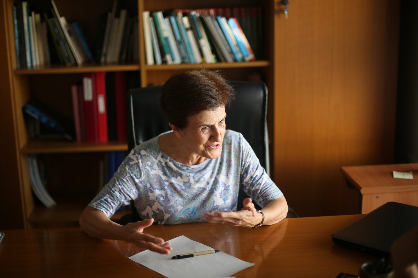 La filósofa Adela Cortina, durante una entrevista