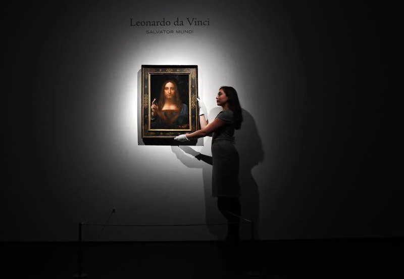 Christie's subastará una obra de Da Vinci valorada en 100 millones de dólares.