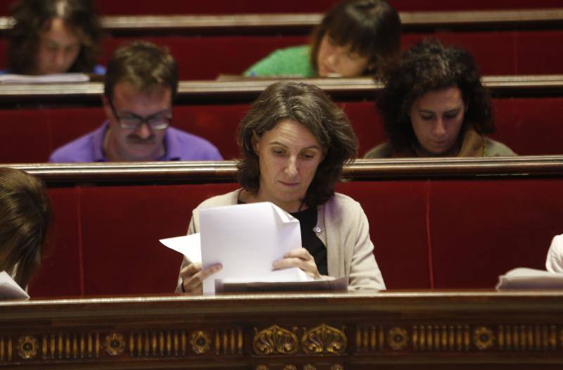 Fotos del pleno del Ayuntamiento de Valencia