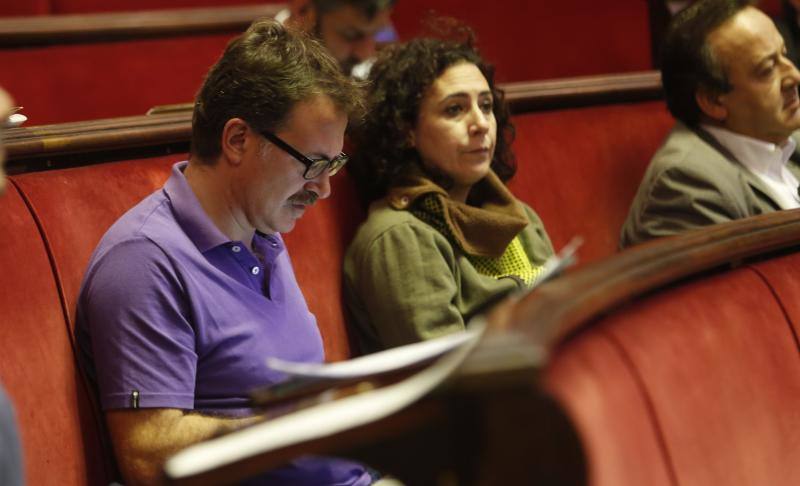 Fotos del pleno del Ayuntamiento de Valencia