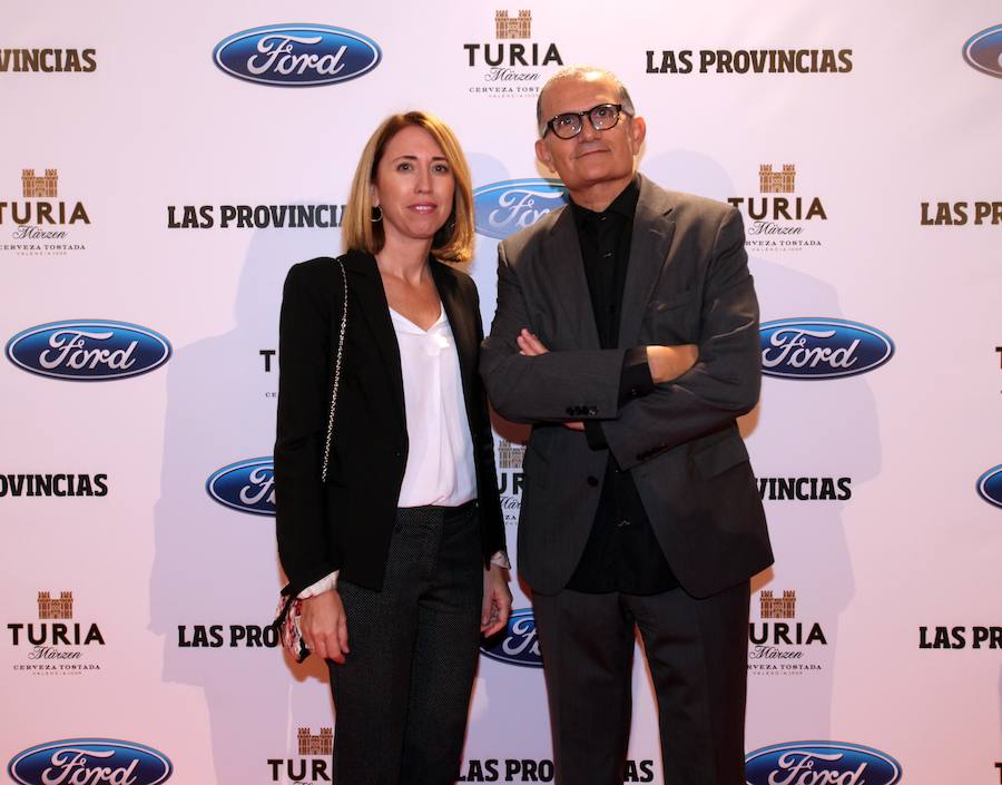 La subdirectora de Comunicación del IVAM, Ana Moure, y el director del IVAM, José Miguel G. Cortés.