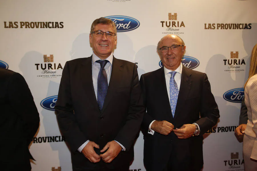 Diego Saldaña, de Mercedes Benz, y Pedro Toledano, de LAS PROVINCIAS..