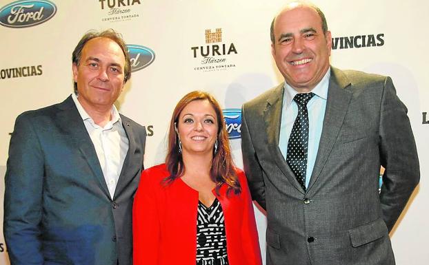 Javier Cervera, Andrea Martínez y Alberto Gómez, de Levante Wagen