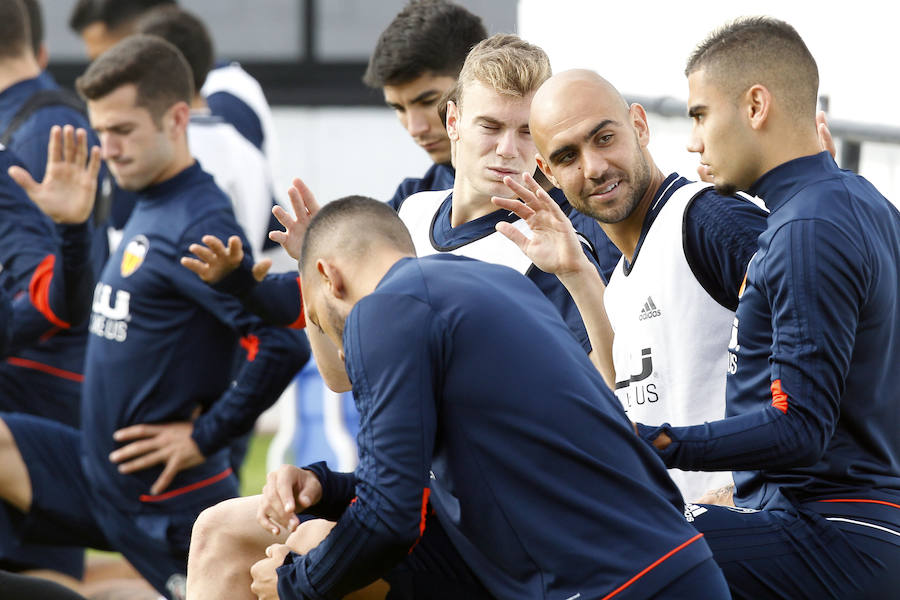 El Valencia CF ya prepara su compromiso ante el Leganés. El equipo de Marcelino quiere seguir imbatido esta temporada y lo intentará hacer el sábado ante un duro rival que solo ha encajado tres goles en Liga