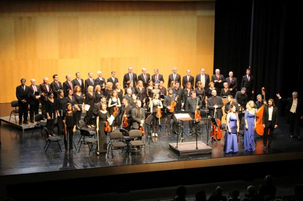 Un momento de la velada de música barroca italiana en el Auditori Teulada Moraira. 