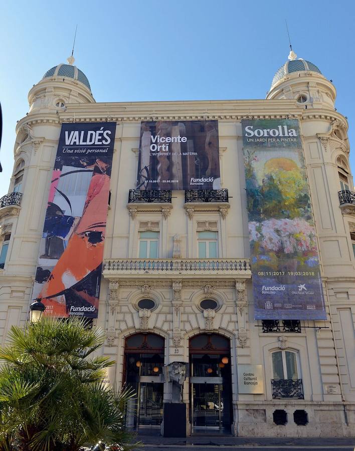 La Fundación Bancaja inaugura el próximo 8 de noviembre la exposición 'Sorolla. Un jardín para pintar'. Además, el centro cuenta con las muestras de Valdés 'Una visión personal' y Vicente Ortí.