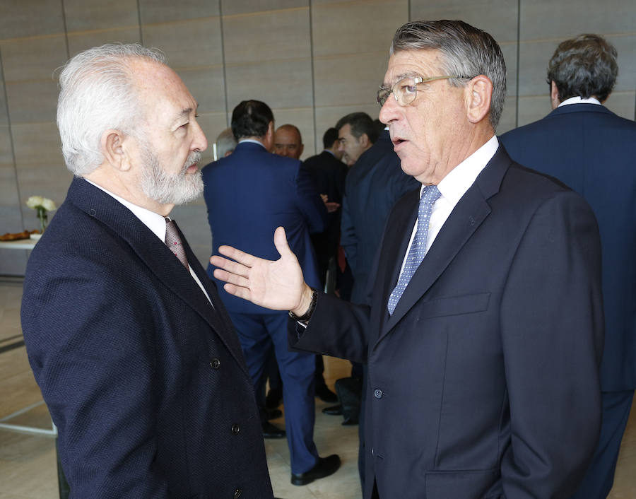 Fotos de los empresarios en el Foro de LAS PROVINCIAS