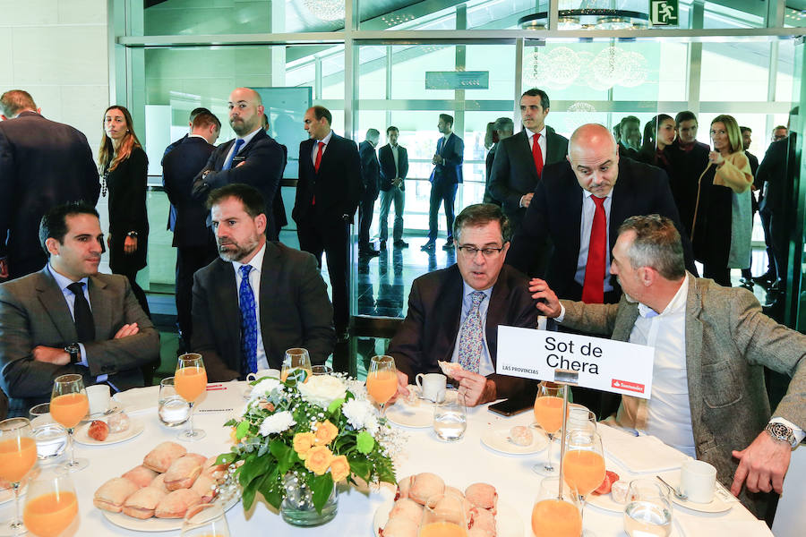 Fotos de los empresarios en el Foro de LAS PROVINCIAS