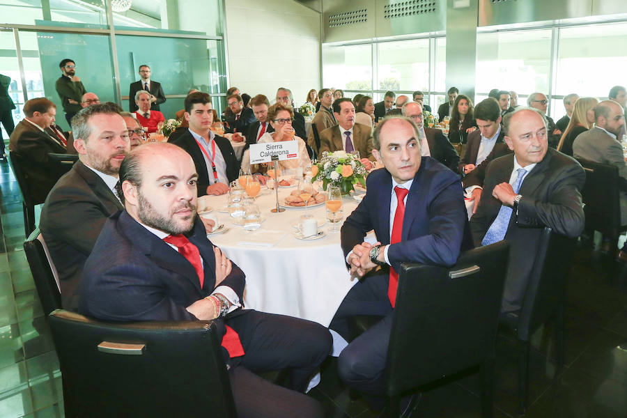 Fotos de los empresarios en el Foro de LAS PROVINCIAS