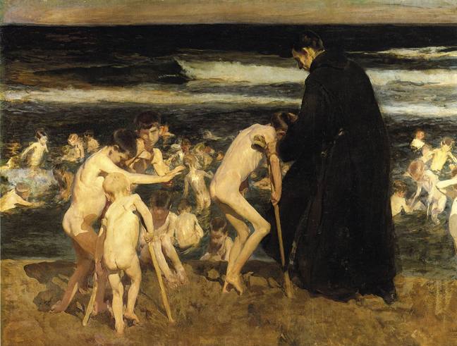 La Fundación Bancaja prestará a la National Gallery el cuadro de Sorolla 'Triste herencia' (1899).