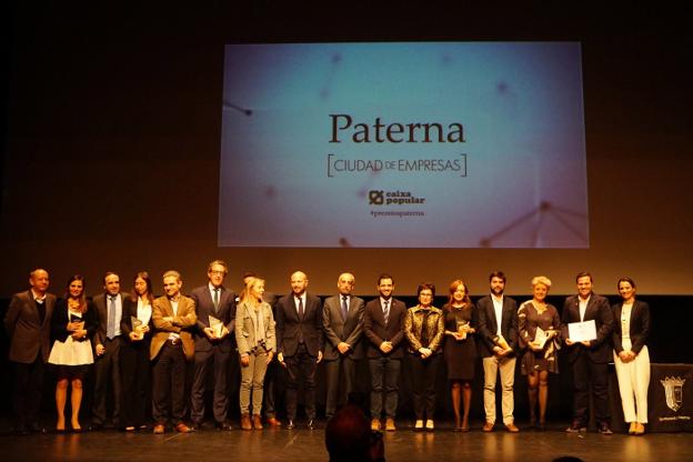 Todos los premiados durante la gala celebrada anoche, en el Gran Teatro. 