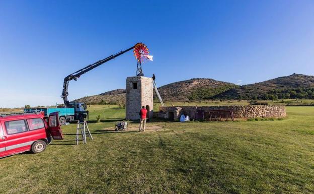 La Sella Golf pone en marcha un molino de viento del siglo XVIII del campo que ha restaurado
