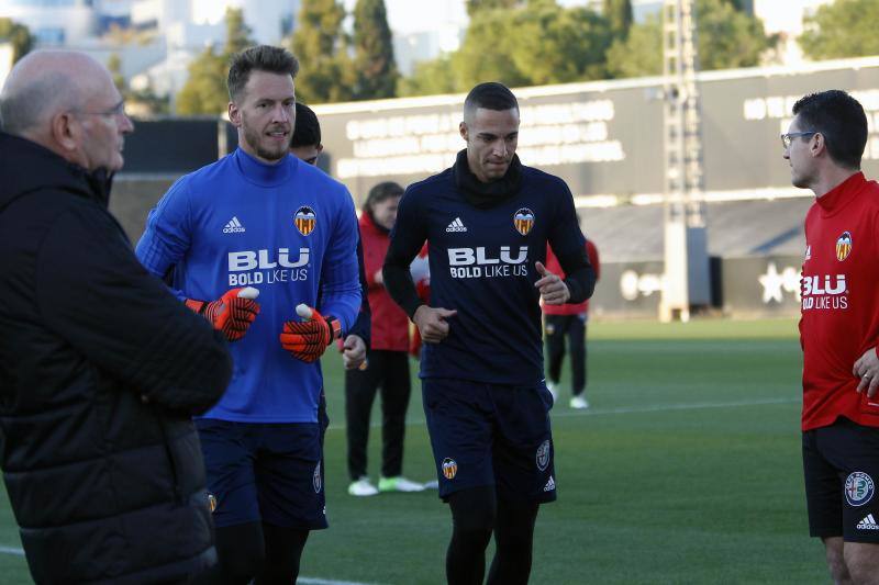 Los de Marcelino se preparan para su partido contra el Espanyol