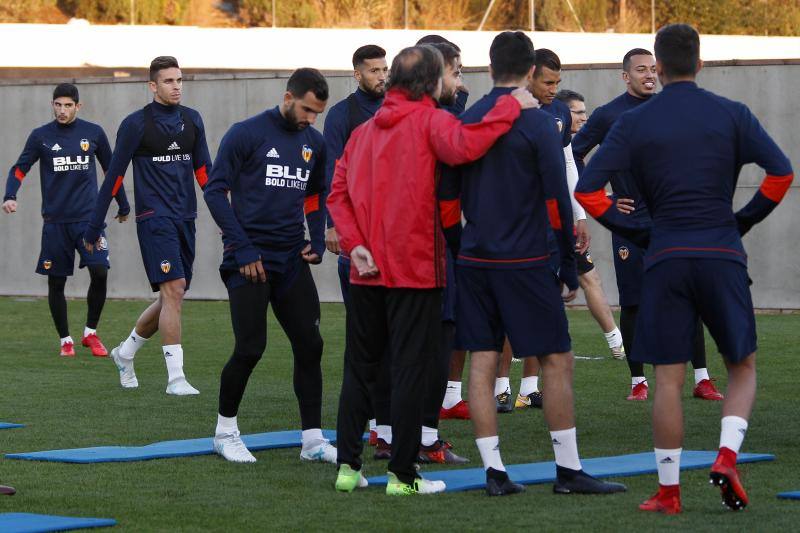 Los de Marcelino se preparan para su partido contra el Espanyol