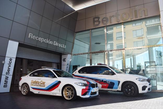 Como ya es tradición, BMW Bertolín prestó asistencia a los 'safety car' de MotoGP.