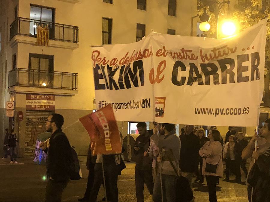 Fotos de la manifestación en Valencia por una financiación justa