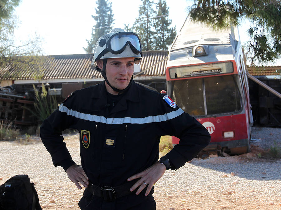 Fotos del tercer Batallón de Intervención de Emergencias de la UME en Bétera