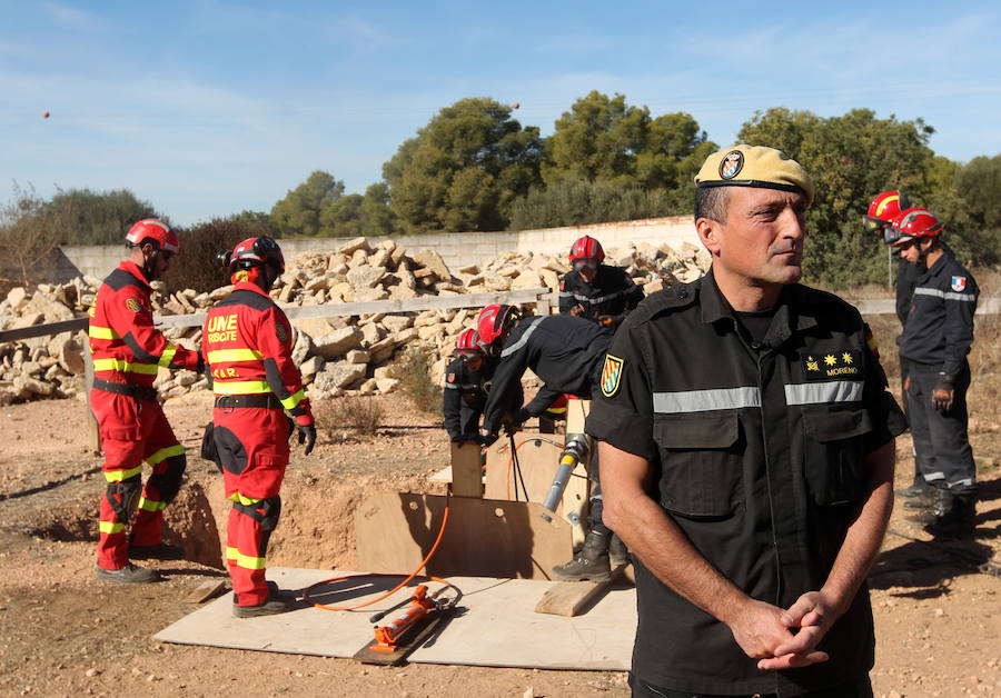 Fotos del tercer Batallón de Intervención de Emergencias de la UME en Bétera