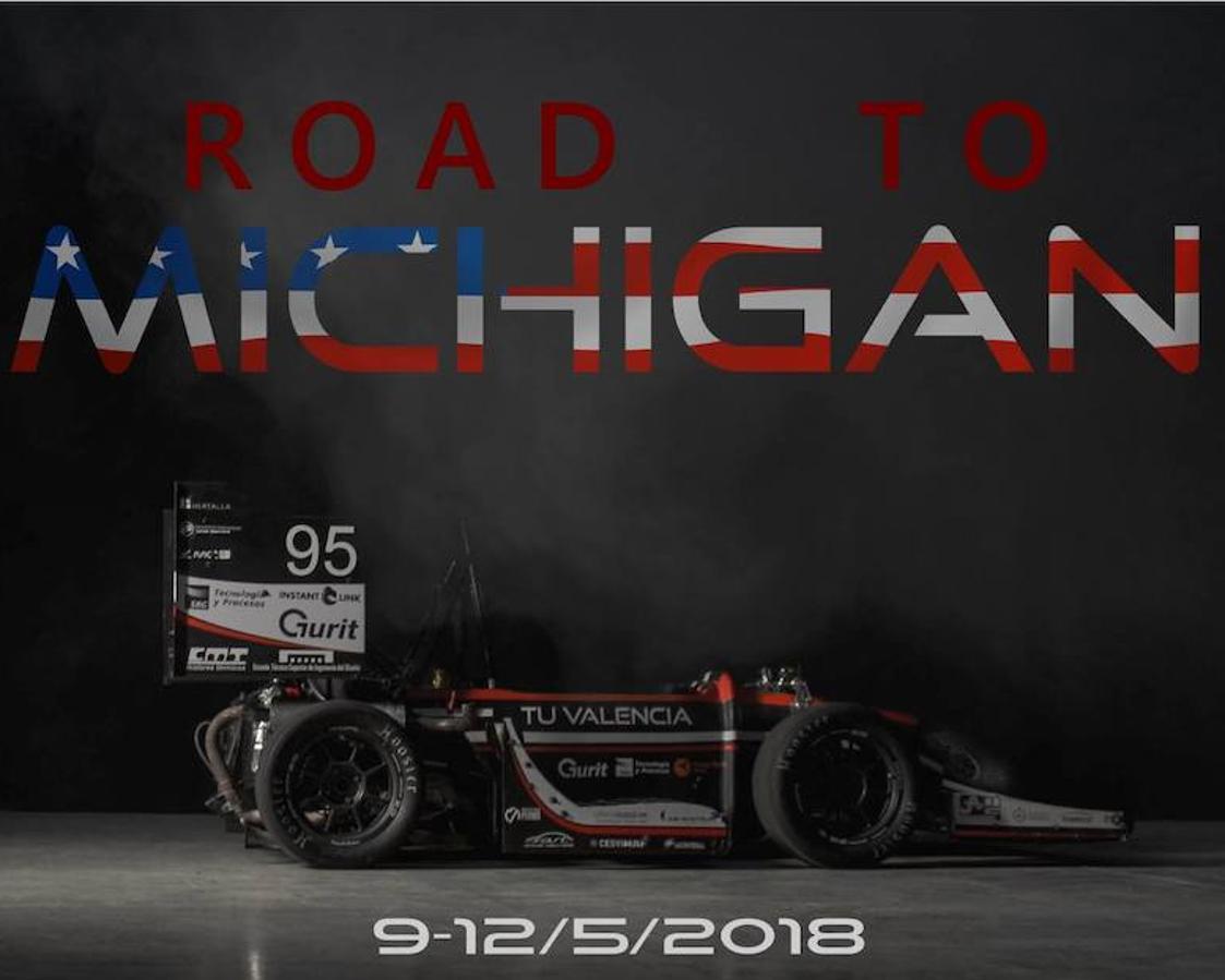 La escudería de la Universitat Politècnica de València (UPV) se convertirá, el próximo mes de mayo, en el primer equipo español de la historia en participar en la Formula SAE Michigan, la competición más prestigiosa y antigua de Formula Student. La inscripción está cerrada con 120 equipos, mayoritariamente estadounidenses y canadienses.