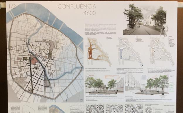 Imagen principal - Tres propuestas para la urbanización de la Plaza de Brujas
