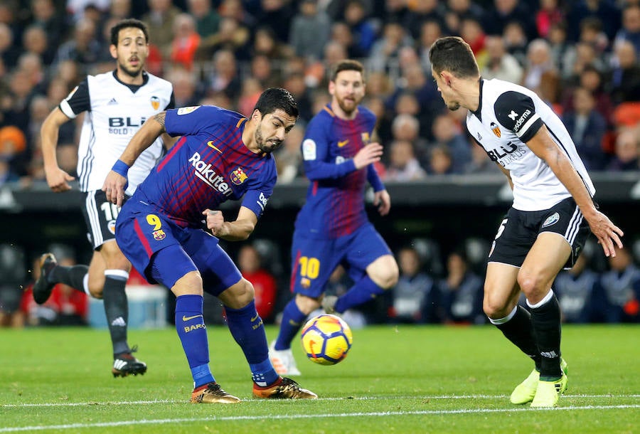 Estas son las mejores imágenes que deja el choque de la jornada 13 en Mestalla