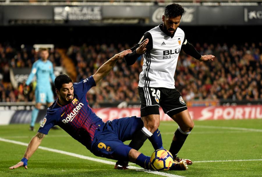 Estas son las mejores imágenes que deja el choque de la jornada 13 en Mestalla