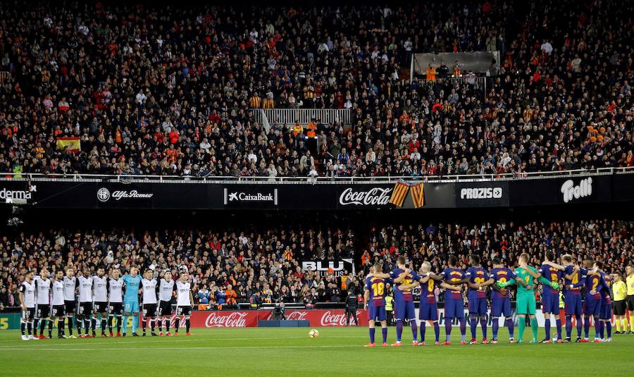 Estas son las mejores imágenes que deja el choque de la jornada 13 en Mestalla