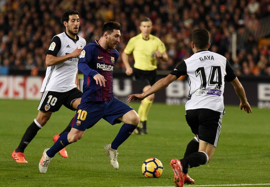 Estas son las mejores imágenes que deja el choque de la jornada 13 en Mestalla