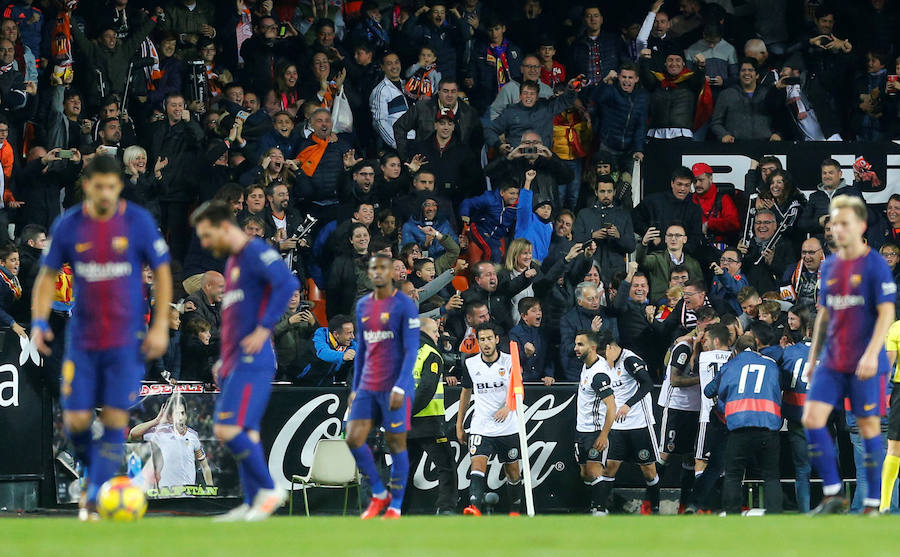 Estas son las mejores imágenes que deja el choque de la jornada 13 en Mestalla