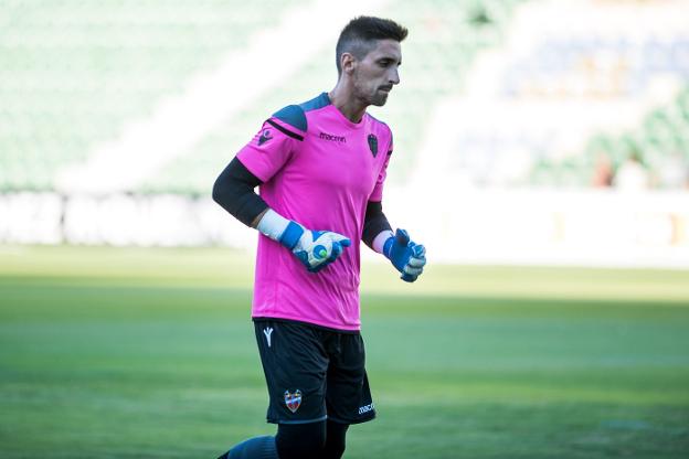 Oier Olazábal, durante un entrenamiento. 