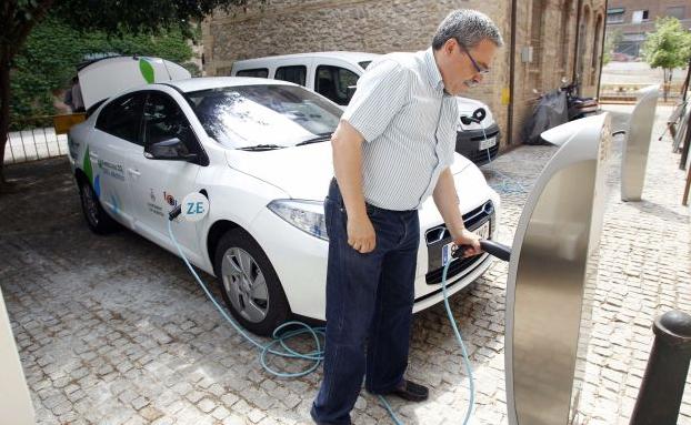 Vehículo eléctrico en Valencia.