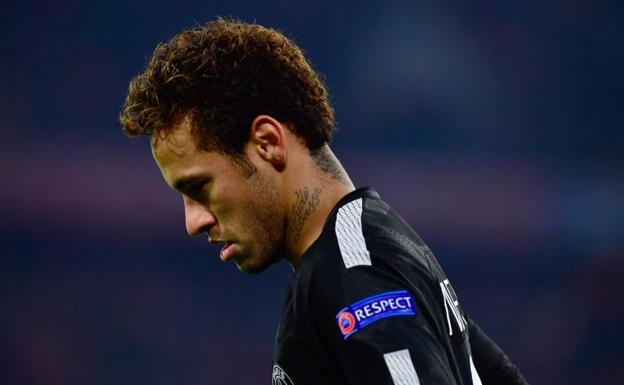 Neymar, durante el partido ante el Bayern de Múnich. 