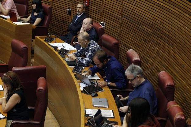 Los cuatro diputados no adscritos que provienen de Ciudadanos. 