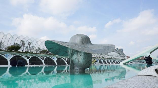 La escultura de Manuel Valdés que se ubicará en La Marina en 2018. 