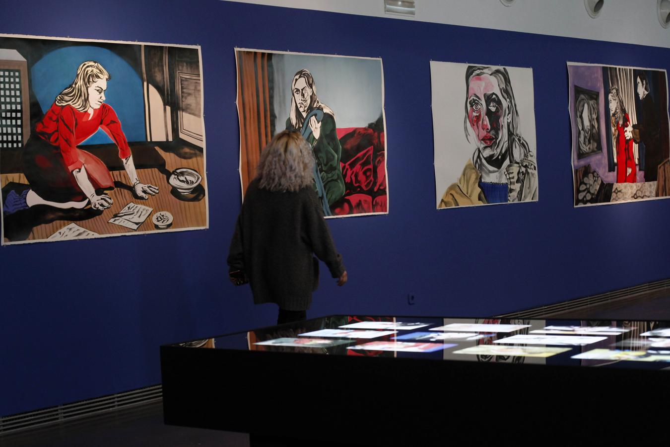 Inauguración de la exposicion en el MUVIM de 'La vendedora de fósforos' de Marta Beltran.