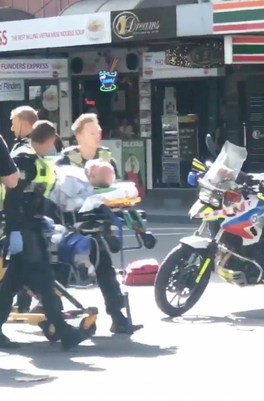 Fotos del atropello múltiple en Melbourne