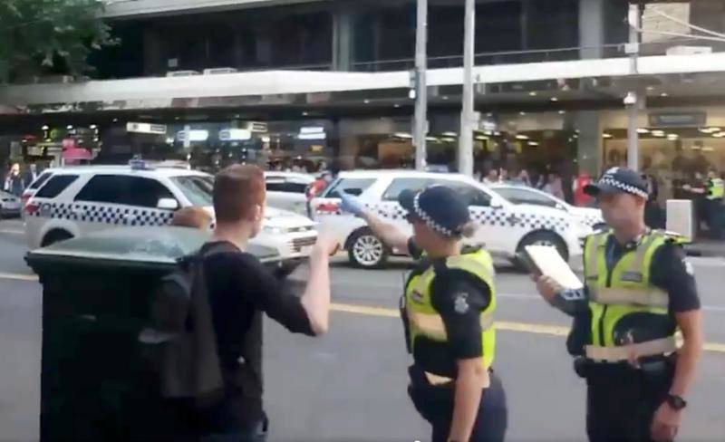 Fotos del atropello múltiple en Melbourne