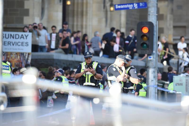 Fotos del atropello múltiple en Melbourne