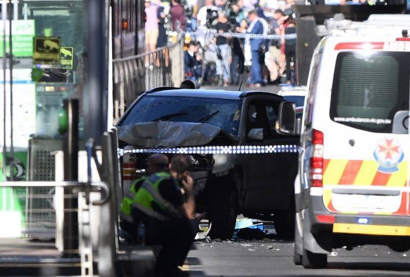 Fotos del atropello múltiple en Melbourne