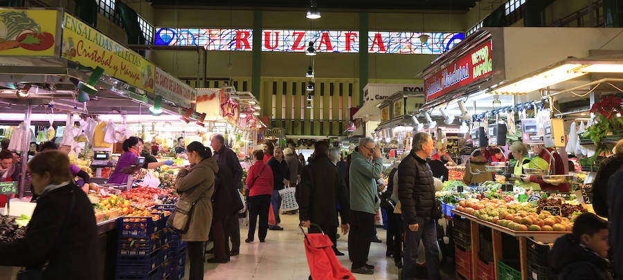 Fotos de los mercados de Valencia en Navidad