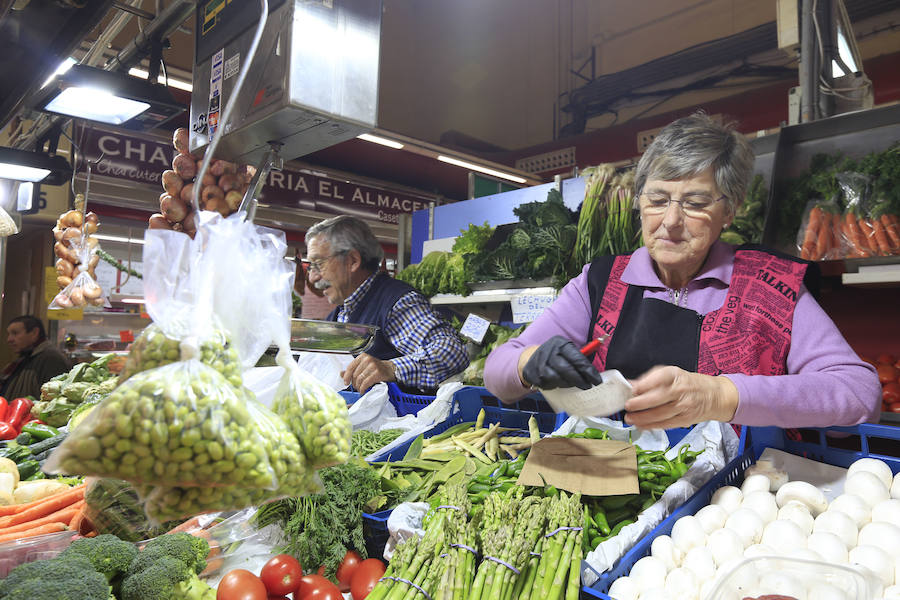 Fotos de los mercados de Valencia en Navidad