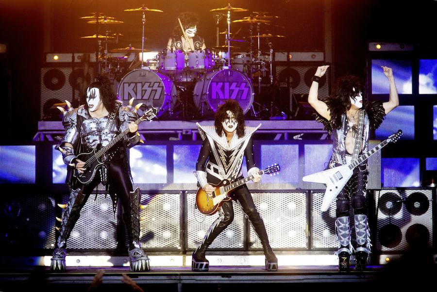 KISS | Será el grupo que más actúe en España sin que lo haga en Valencia. Hasta cuatro conciertos están previstos dentro de la gira de Kiss en 2018. Las actuaciones confirmadas son: 7 de julio en Barcelona, 8 de julio en Madrid, 12 de julio en Córdoba y 14 de julio en Viveiro (Lugo).