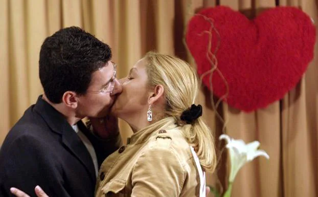 Concurso de besos en Valencia.