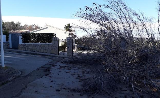 El fuerte viento obliga a posponer una fiesta infantil navideña en Xàbia y deja en puerto a buena parte de la flota pesquera de Dénia y Calp