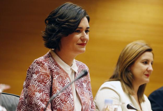 La consellera de Sanidad y presidenta del consejo de gobierno del consorcio, Carmen Montón. 