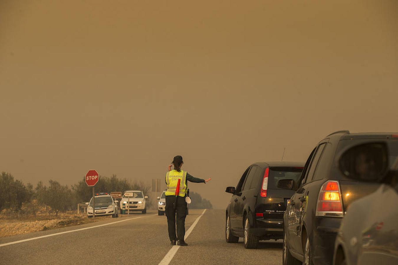 Fotos del incendio de Culla