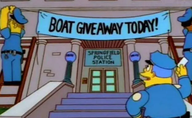 Imagen del capítulo de 'Los Simpson' que sirvió de inspiración a la policía.