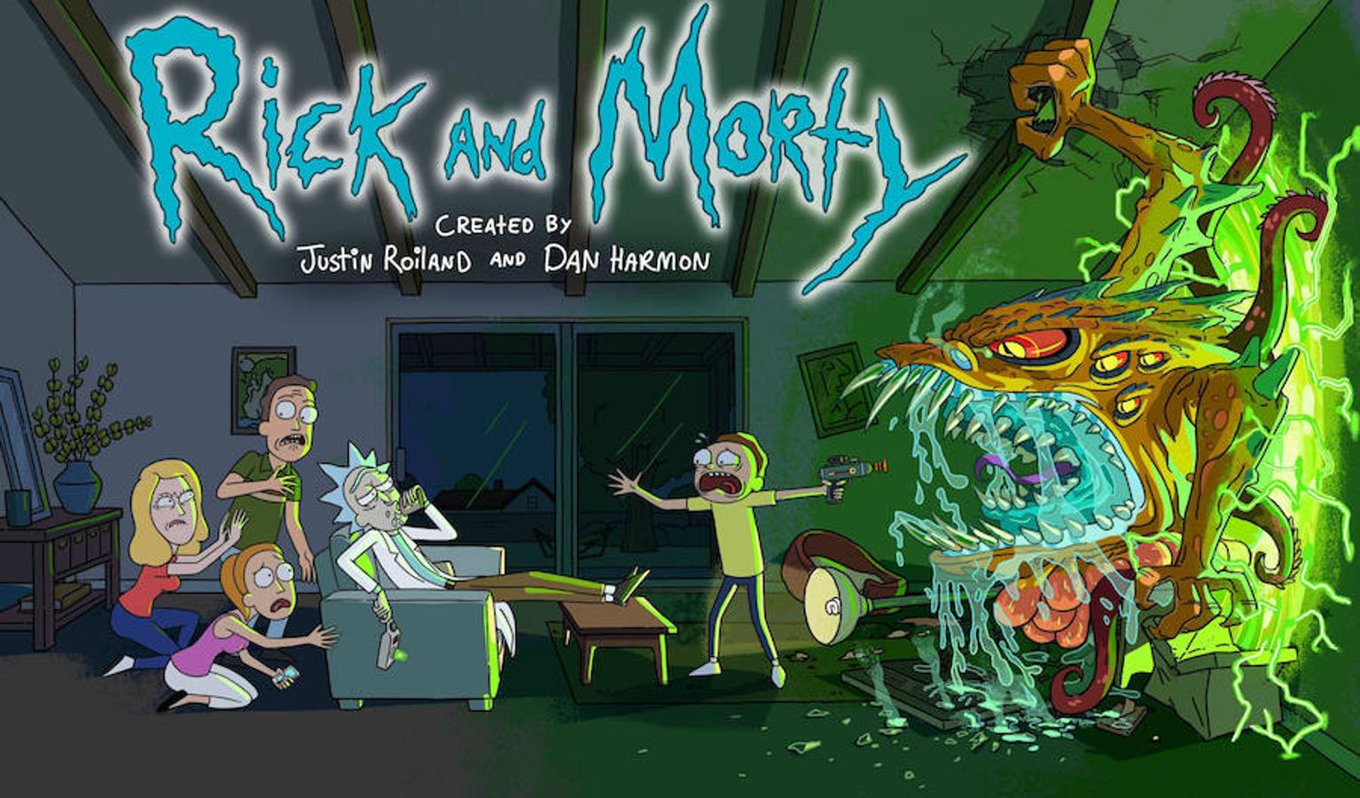 5. RICK Y MORTY. La serie de animación sigue las desventuras de un científico, Rick, y su fácilmente influenciable nieto, Morty, quienes pasan el tiempo entre la vida doméstica familiar y los viajes espaciales intergalácticos.