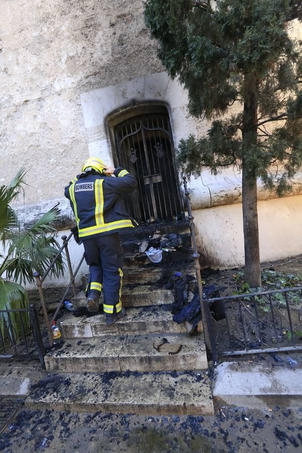 Fotos del incendio que ha afectado a las Torres de Quart de Valencia